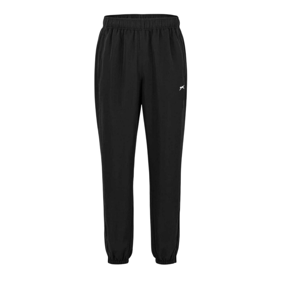 Slazenger (Xxl, Black) Mens Woven Tracksuit Bottoms