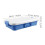 Portable Plastic Sandbox Dark Blue Large Outdoor 2
