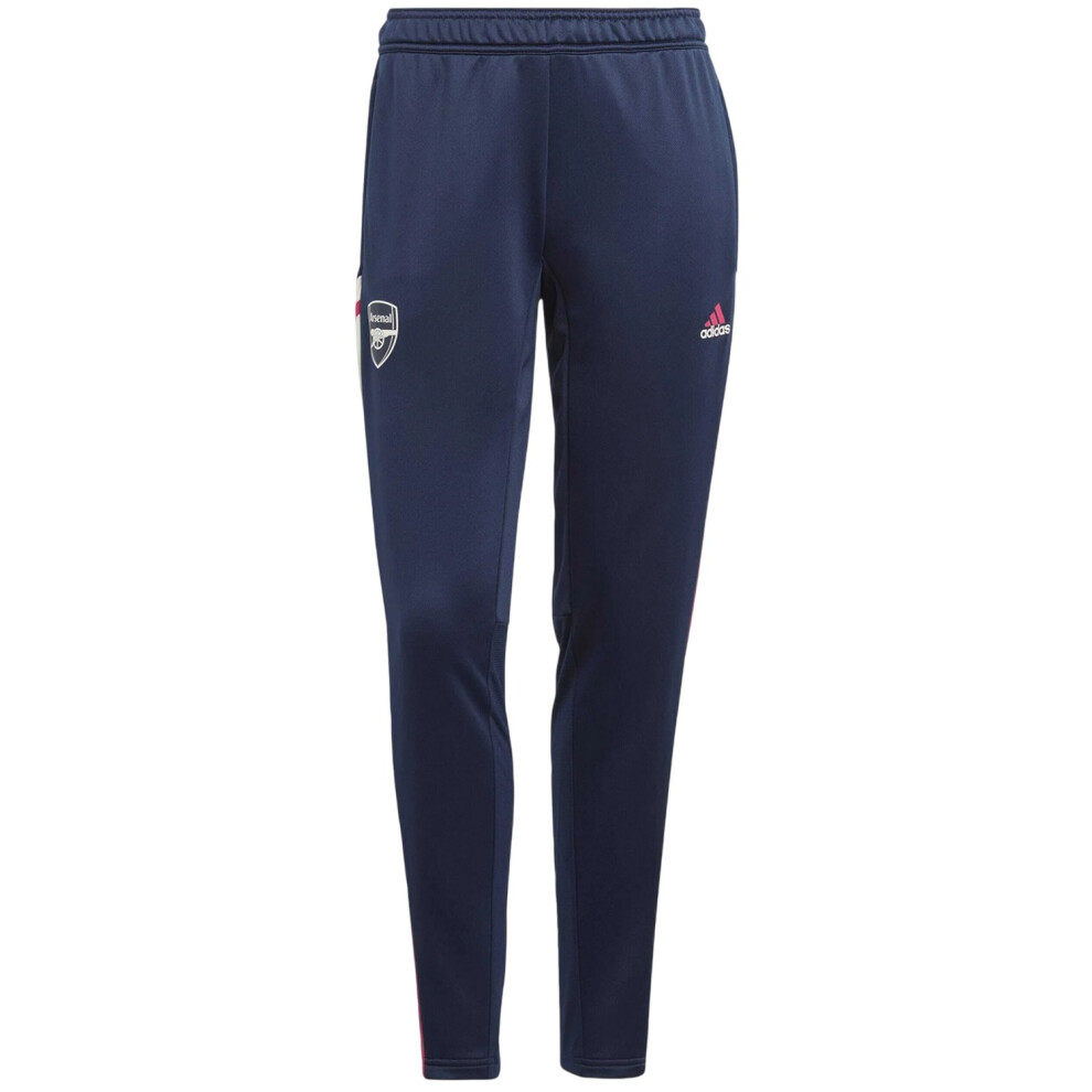 Adidas (10 Uk R, Collegiate Navy) Womens/Ladies Arsenal Fc Tapered Tracksuit Bottoms