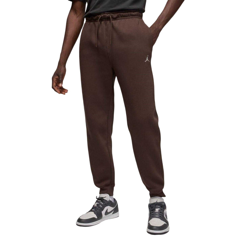 Nike (M, Brown/Sail) Mens Essential Fleece Joggers
