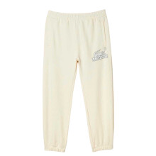(M R, Cream) Lacoste Mens Club Cotton Jogging Bottoms