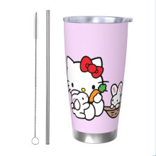 Hello Kitty insulated tumbler cup 20 oz stainless steel