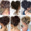 Synthetischer Haarknoten, Chignon, lockiges elastisches Haargummi, 1 Stück 7