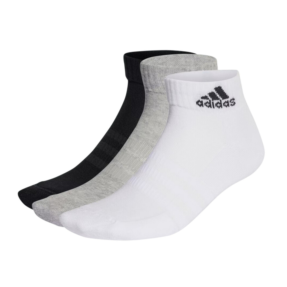 Adidas Childrens/Kids Cushioned Ankle Socks (Pack Of 3)