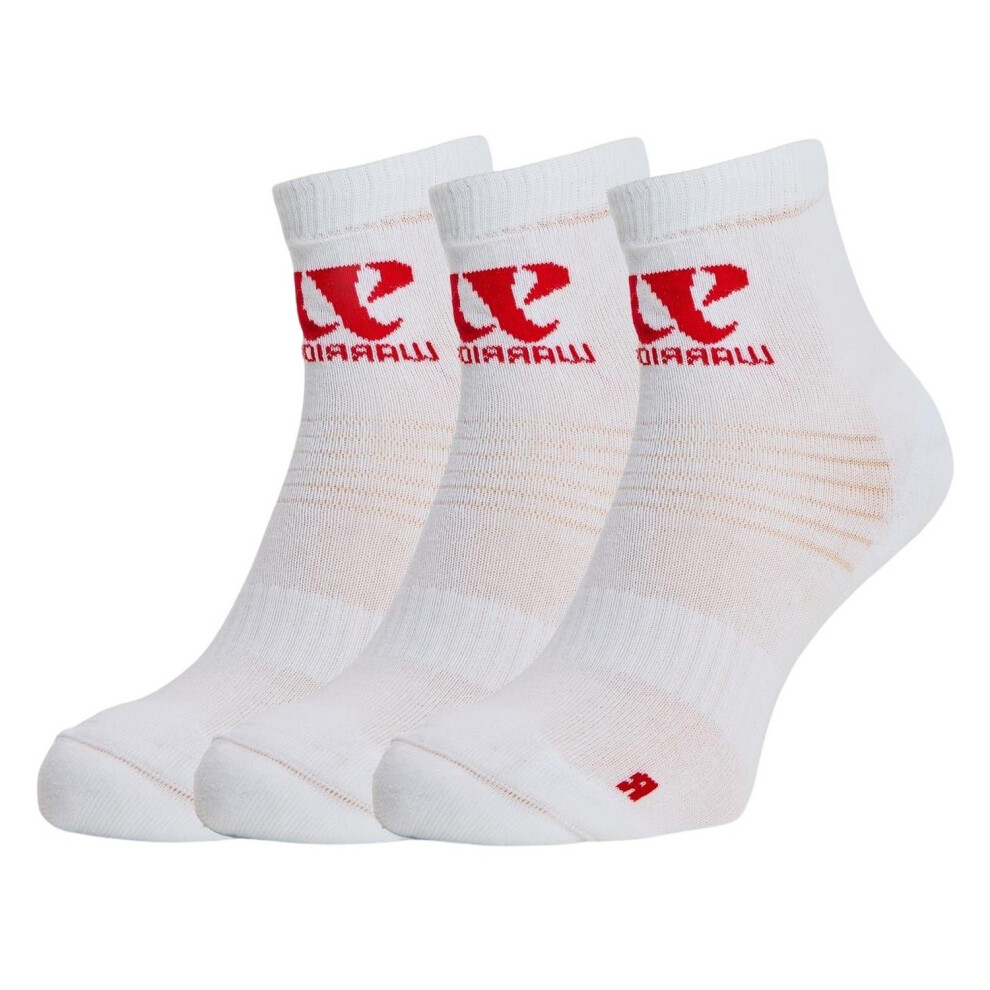 Warrior Childrens/Kids Logo Ankle Socks (Pack Of 3)