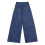 Jeans da donna a vita alta, gamba dritta e larga, colore blu. 4