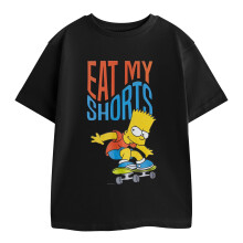 The Simpsons Boys Eat My Shorts Short-Sleeved T-Shirt