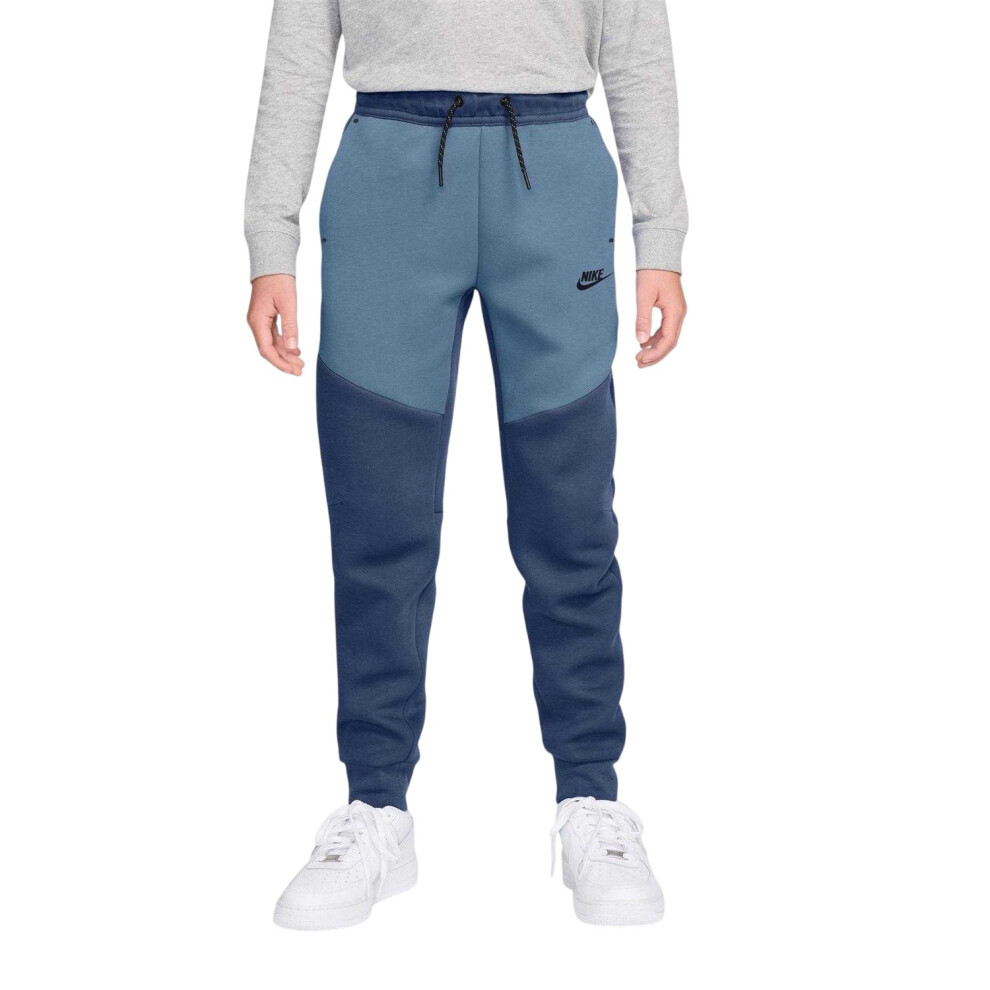 Nike (11-12 Years, Blue) Childrens/Kids Tech Fleece Joggers
