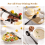 Black Stainless Steel Flatware Set 25-Piece for 4 7