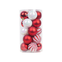 ZKCCNUK Christmas ornament balls red white 20 pcs