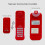 Telefone fixo com fio, capa telescópica e rediscagem 6