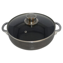 Imusa caldero Dutch oven nonstick 3.2 quart glass lid