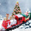 Mini Christmas Train Set Electric with 4 Carriages and 3
