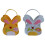 Osterhasen-Geschenktüten aus Canvas, 2er-Pack 2