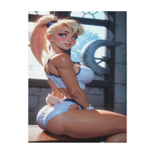 Lola Bunny plush throw blanket 40" x 30"