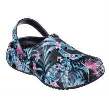 (3 UK, Black/Multicoloured) Skechers Womens/Ladies Archfitwave Floral EVA Open Toe Sandals