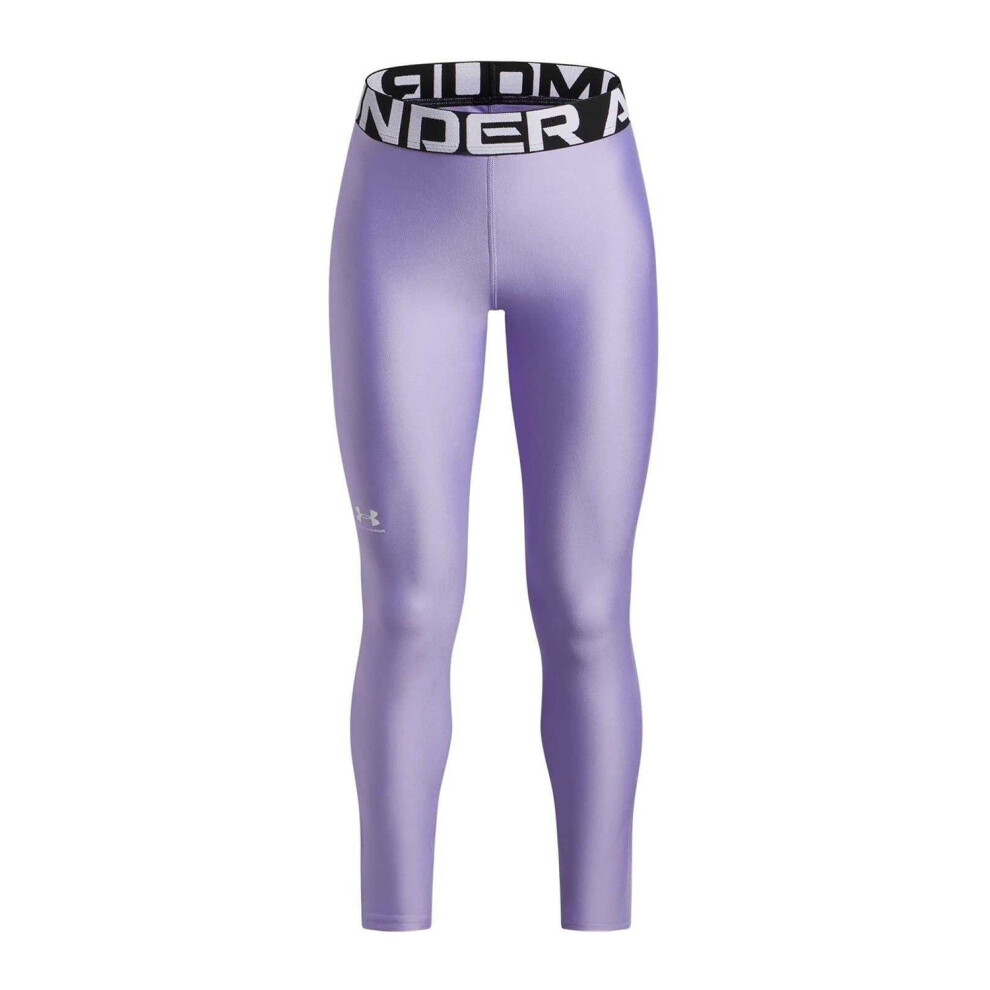 Under Armour (11-12 Years, Transparent) Girls Heatgear Performance Leggings