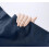 Drap plat bleu marine en microfibre brossée, taille standard, 1 pièce 4