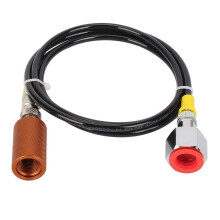 CO2 high-pressure hose for soda machines and tanks