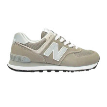 (4 UK, Grey) New Balance Womens/Ladies 574 Suede Wedge Trainers