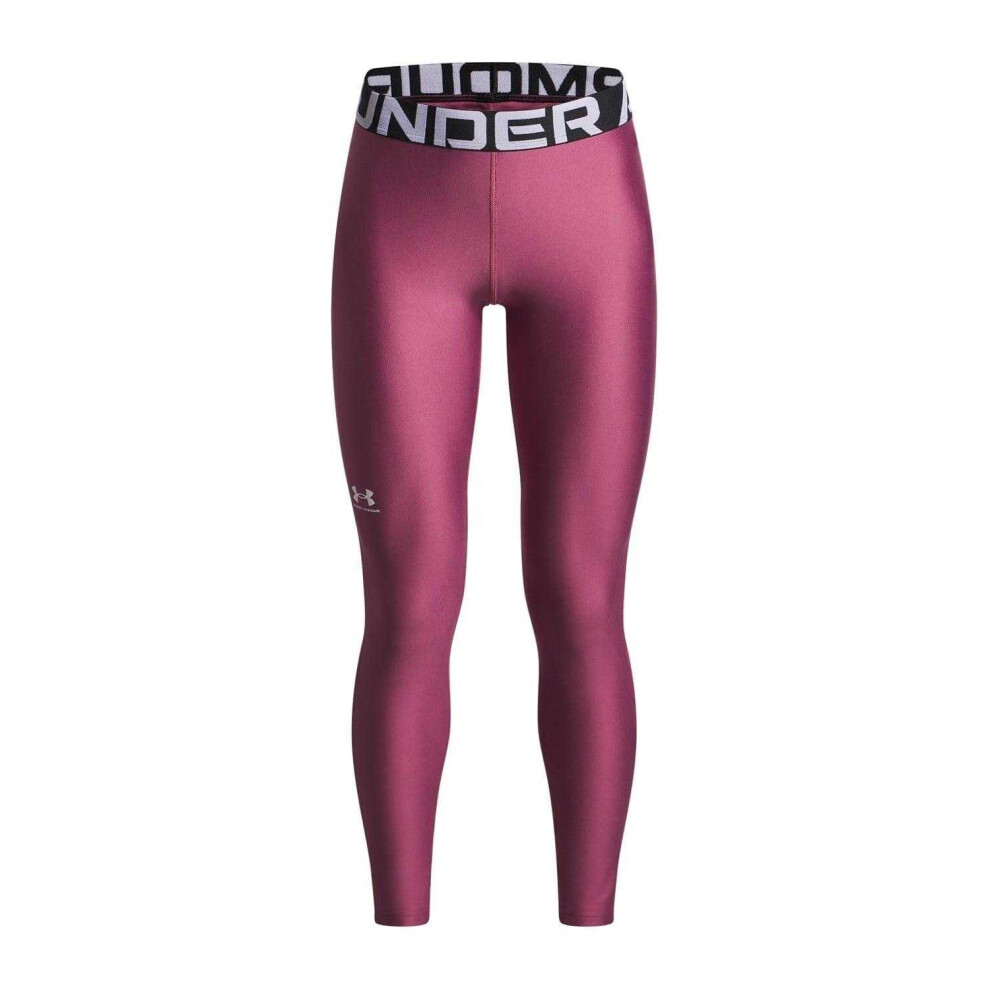 Under Armour (11-12 Years, Fuchsia) Girls Heatgear Performance Leggings