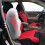 Butterfly Pattern Polyester Car Seat Covers Mint Blue 4-Pack 7