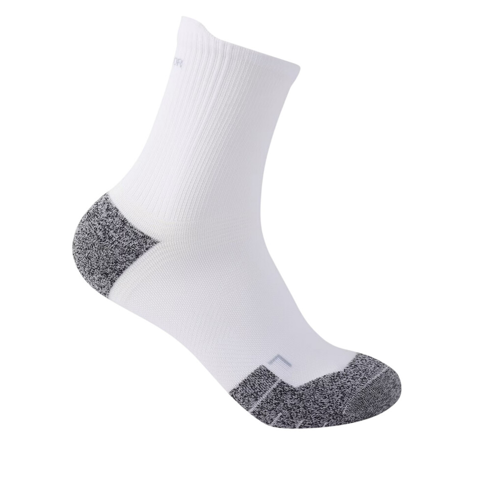 Karrimor (7 Uk-11 Uk, White/Grey) Mens Logo Crew Socks