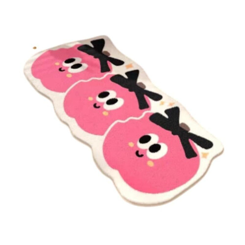Cartoon Bedroom Bedside Carpet Flocking 60x90cm 1
