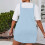 Naisten plus-kokoinen pinafore-mekko taskuilla ja 7
