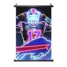 Bills Football Team Wall Art PVC Black Axis