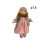 Boneca de pelúcia artesanal com roupa de tricô de 30 cm (12 polegadas). 2