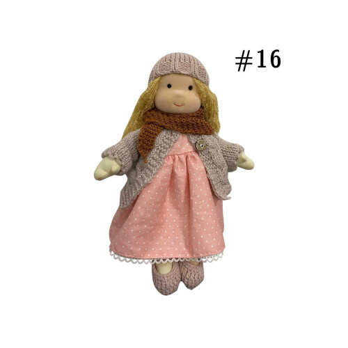 Boneca de pelúcia artesanal com roupa de tricô de 30 cm (12 polegadas). 1