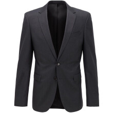 Boss Mens Ryan Cyl Wool Single-Breasted Slim Suit Jacket