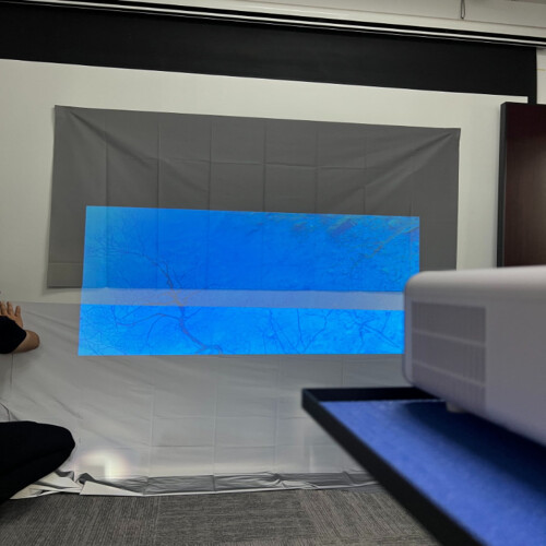Projector Screen Foldable30 Viewing Angle Optical Coated 1