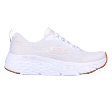 (2 UK, White/Rose Gold) Skechers Womens/Ladies Max Cushioning Elite Trainers