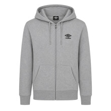 (8 UK, Grey Marl Marl) Umbro Womens/Ladies Oversized Full Zip Hoodie