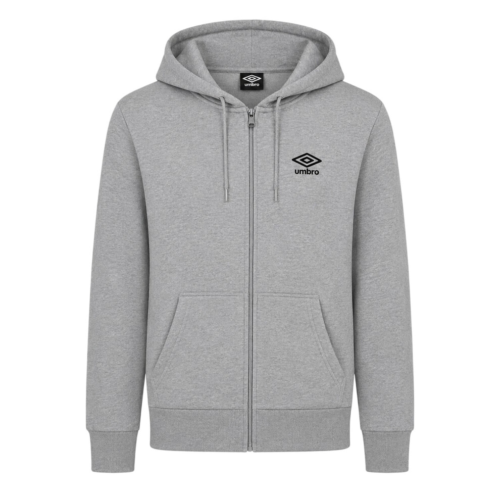 Umbro (8 Uk, Grey Marl Marl) Womens/Ladies Oversized Full Zip Hoodie