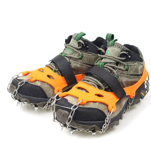 Παγωτά Crampons με 24 καρφιά για πρόσφυση στο χιόνι και τον πάγο 2