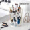 Make-up-Organizer, durchsichtig, 360 drehbar, 2-stufig 7