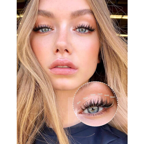 Wispy Lash Clusters D-Curl192pcs9-16mm 2