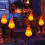 Halloween-vaarnavalot, oranssit, vedenpitävät, ulkokäyttöön 8