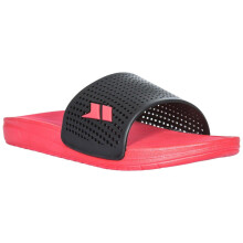 (7 UK, Black) Trespass Mens Cusp Perforated Flatform Sliders