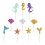 FRCOLOR Cake Cup Toppers Assorted Colors Premium Paper 39PCS 4