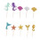 FRCOLOR Cake Cup Toppers Assorted Colors Premium Paper 39PCS 5