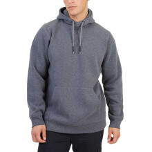 (L, Charcoal Marl) Brave Soul Mens Pullover Hoodie