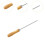 Ferramenta para enchimento de algodão com cabo de madeira, 26,6 cm  0,6 cm 6