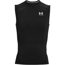 (M, Black) Under Armour Mens HeatGear Sleeveless Compression Shirt