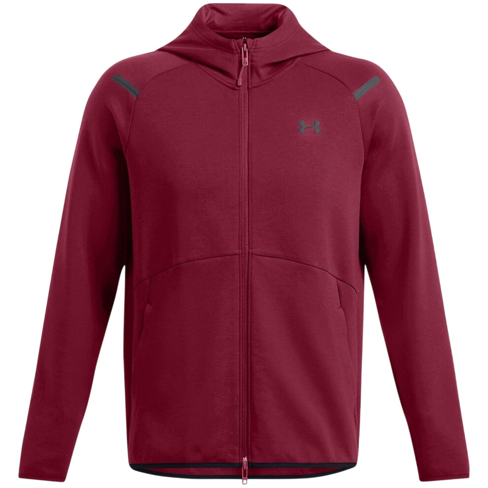 Under Armour (M, Red) Mens Unstoppable Sweat Jacket