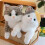 Chat en peluche lesté, gris, 30 cm 3