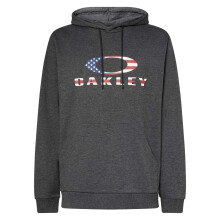 (S, Dark Grey Heather) Oakley Mens Bark Pullover Hoodie